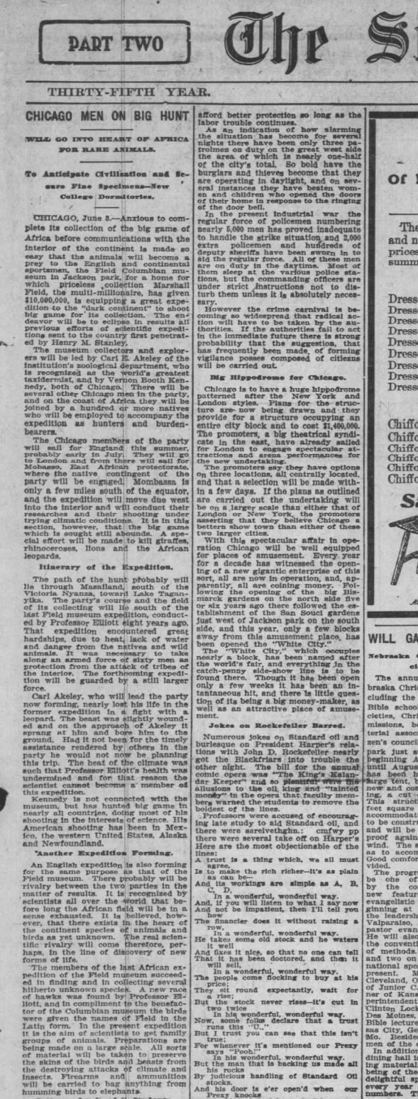 Clipping from The Nebraska State Journal